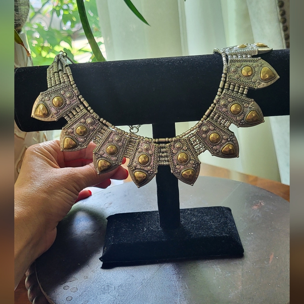 Lucky Brand Silver and Gold Fish Necklace - Picture 7 of 10